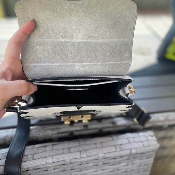 Furla Black and White Tiger Crossbody Bag - Picture 3 of 4